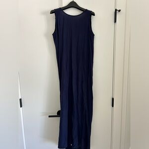 Black Crane navy cotton dress